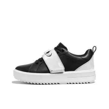 MICHAEL KORS Emmett Stylish Skateboarding Shoes Women's Black White