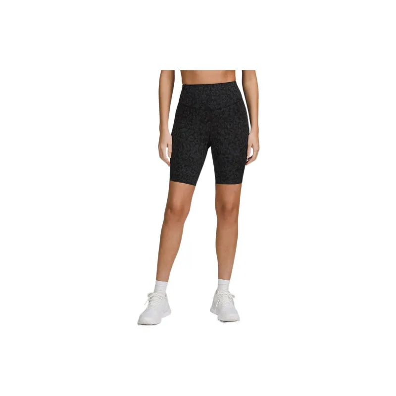 Lululemon Base Pace Casual Shorts Women's Camouflage Deep Coal Mixed Color-1