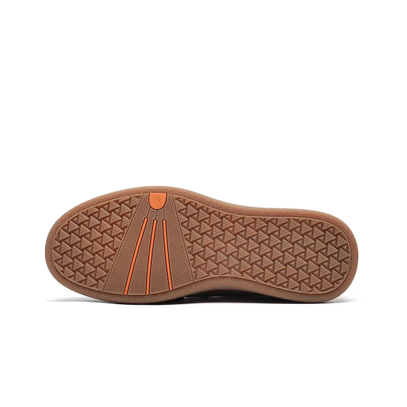 C°BANNER Dress Shoes Men Low-Top Yellow Brown-4