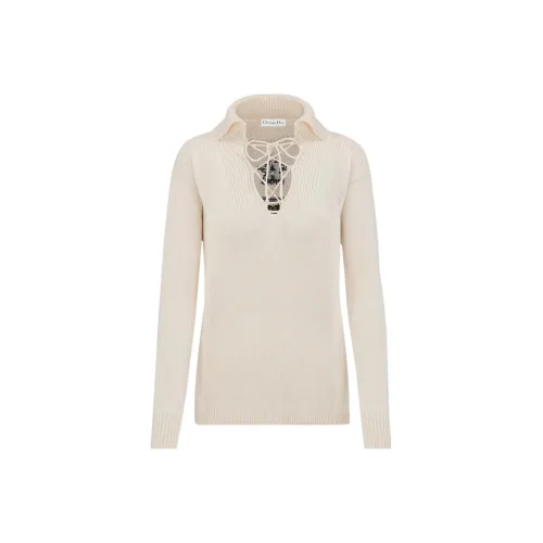 DIOR Cashmere Sweaters Women's White