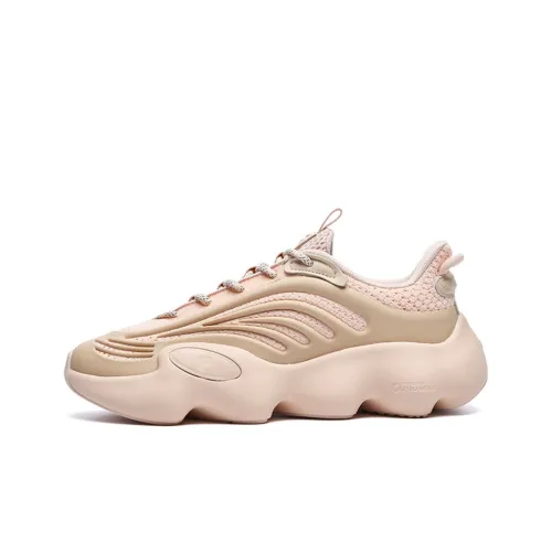 FILA FUSION Ray 3 Casual Shoes Women's Low-Top Ivory Cream/Peach