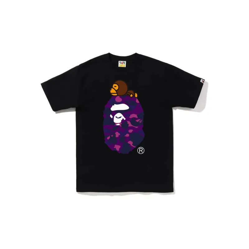 Bape Color Camo Milo On Big Ape Tee FW22-2