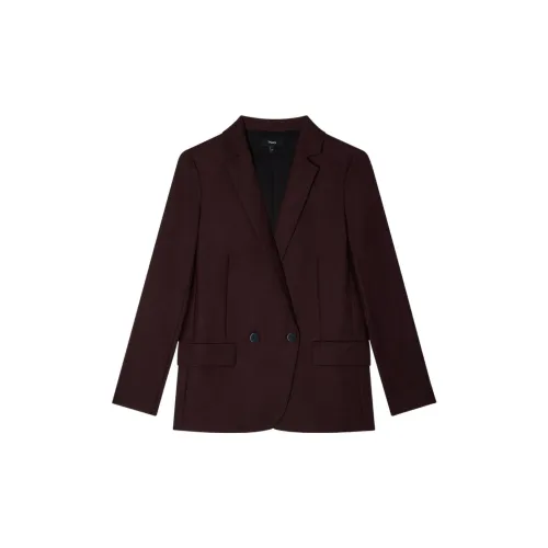 THEORY Business Suits Women's Merlot Burgundy