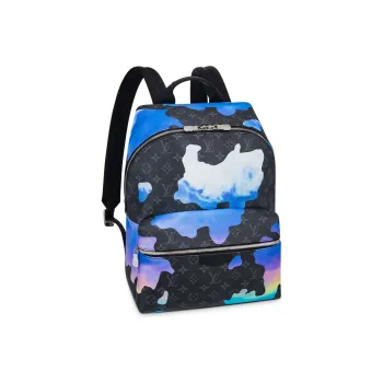 LOUIS VUITTON Discovery Sunrise Monogram Backpack Black/Grey/Multi