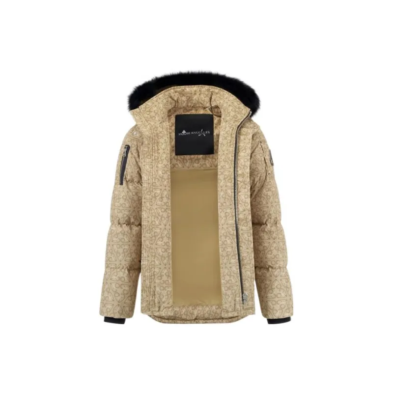 Lining X Moose Knuckles Moose Knuckles X Li Ning Down Jackets Men Khaki-1