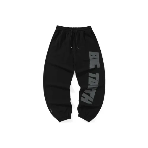 BIRDTALK Knit Sweatpants Unisex Black