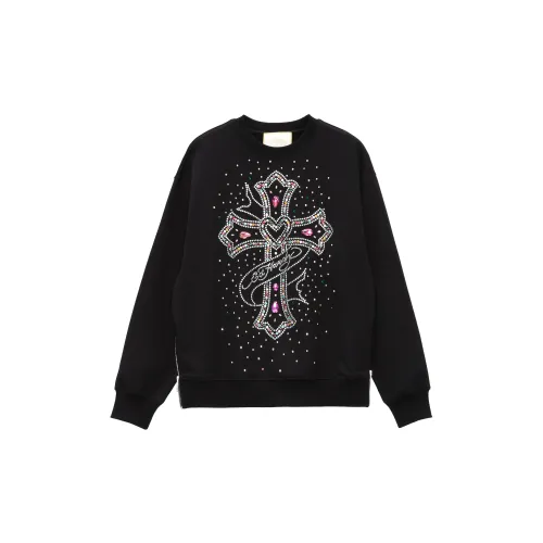 Ed Hardy Sweatshirts Women's Black E1ODW037