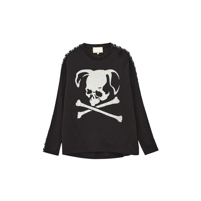 Ed Hardy Long Sleeved T Shirt Men's Black-0