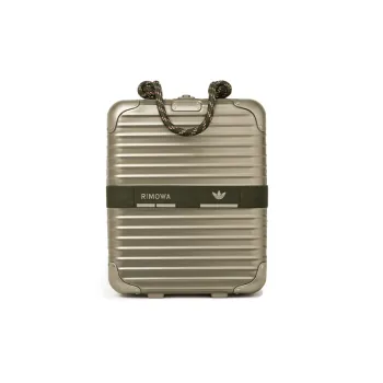 RIMOWA Adidas Collaboration Backpack Unisex Gold