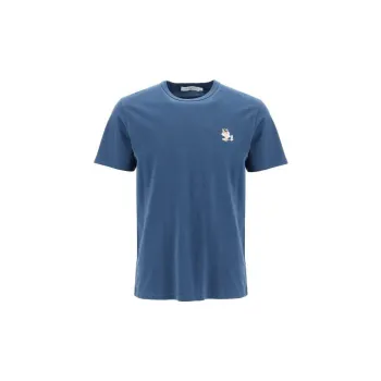 Maison Kitsune T-Shirts Men Blue
