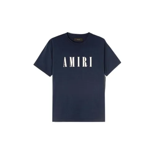 AMIRI T-Shirts Men Navy Blue