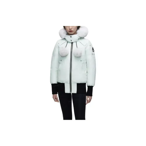 Lining Moose Knuckles X Li Ning Down Jackets Women's Light Green