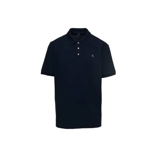 Moose Knuckles Polo Shirts Men Blue