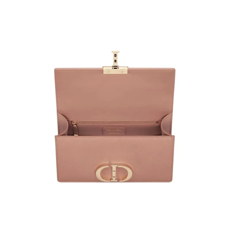DIOR 30 Montaigne Grained Calfskin Monsta Bag Shoulder Bag Crossbody Bag Regular Women's Nude Pink-3