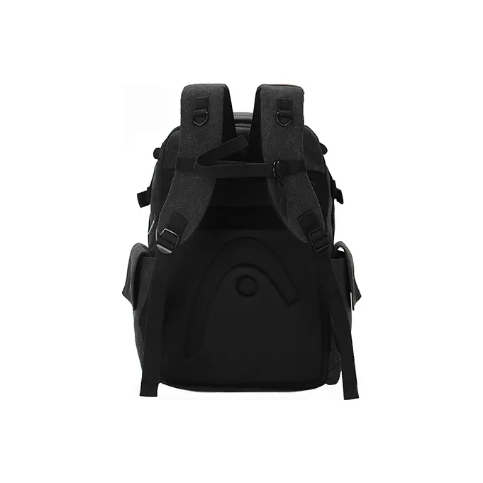 HEAD Leather Drone Backpack Camera Bag Large Size Unisex Black/Blue White Gradient/Warm Gray-1