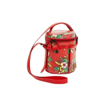 KENZO Polyurethane Bucket Bag, Shoulder Bag, Crossbody Bag, Handbag Women's China Red