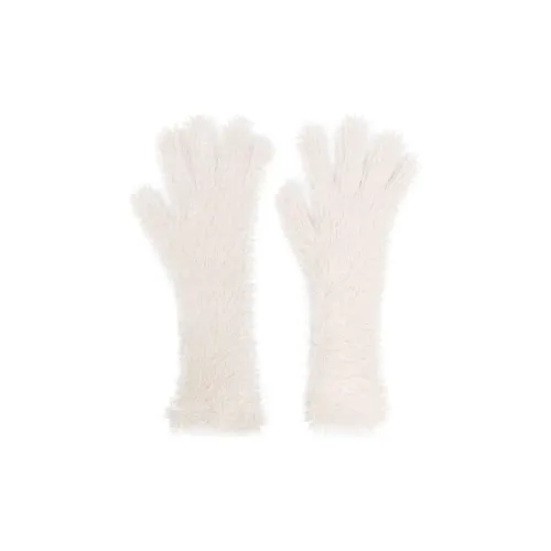 Jacquemus Knit Gloves Women's Pink/White