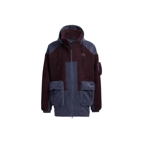 Adidas Jackets Men Dark Reddish Purple