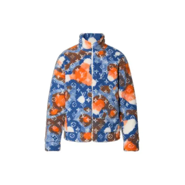 LOUIS VUITTON Jacquard Camo Fleece Blouson-0