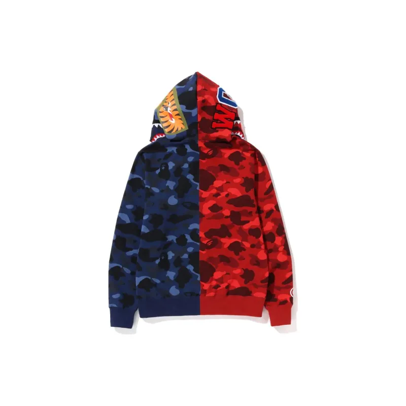 Bape Color Camo Shark Full Zip Hoodie FW22-7