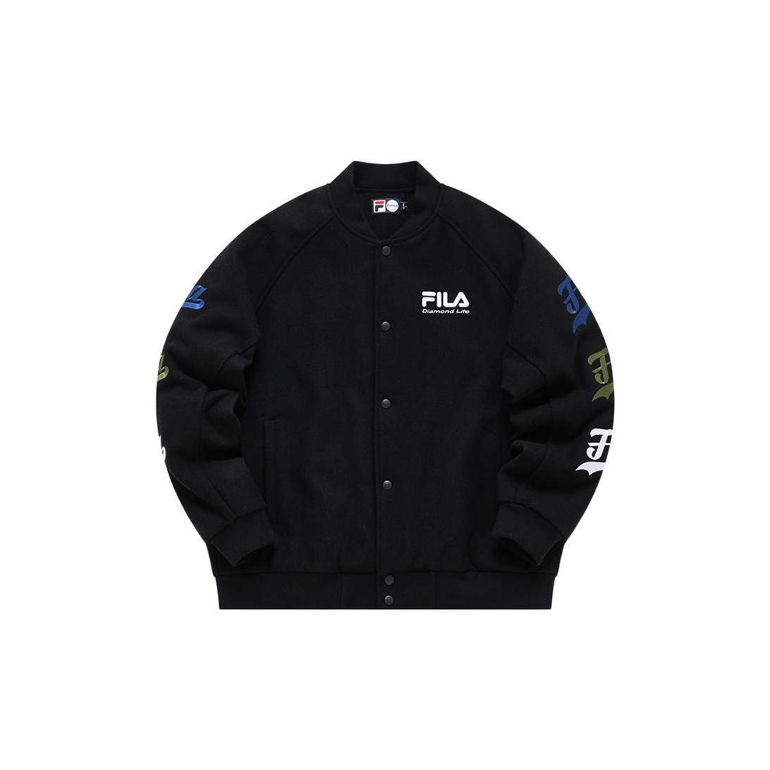 Fila black reversible puffer jacket online