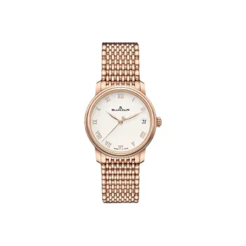 BLANCPAIN VILLERET Automatic Mechanical Movement Women's Watch 33.2mm White Dial