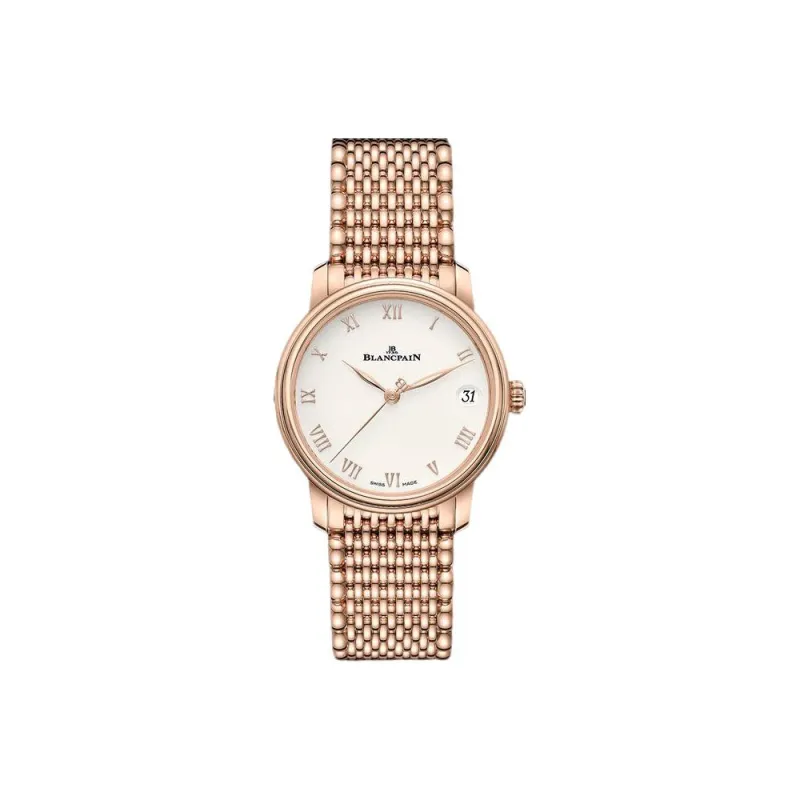 BLANCPAIN VILLERET Automatic Mechanical Movement Women's Watch 33.2mm White Dial-0