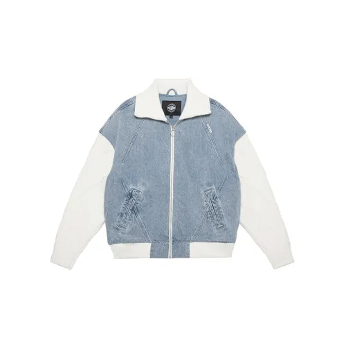 Palladium Puffer Jackets Unisex Light Blue Denim