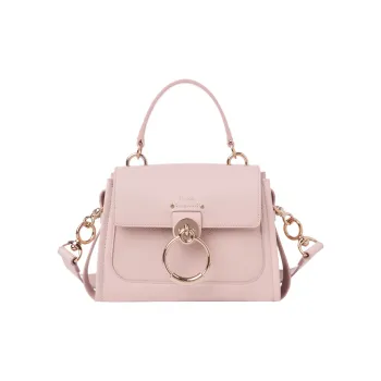 Chloe Tess Calfskin Shoulder Bag Crossbody Bag Handbag Mini Women's Pink