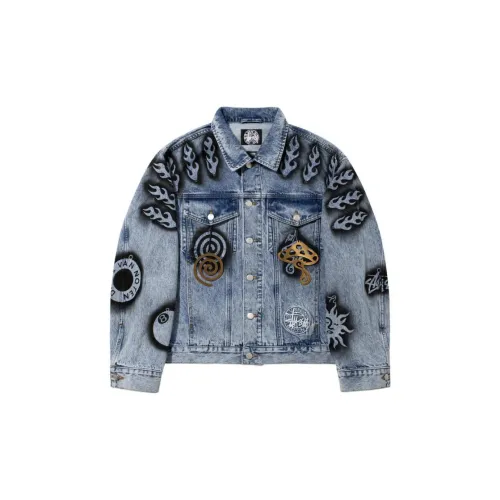 Dries Van Noten X Stussy Denim Jackets Men