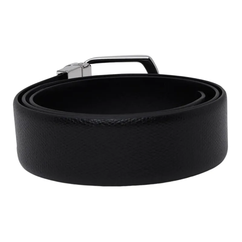 Ermenegildo Zegna Logo Detailed Reversible Buckle Belt-2