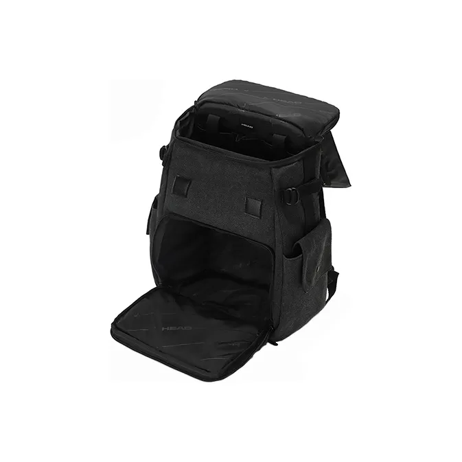 HEAD Leather Drone Backpack Camera Bag Large Size Unisex Black/Blue White Gradient/Warm Gray-2