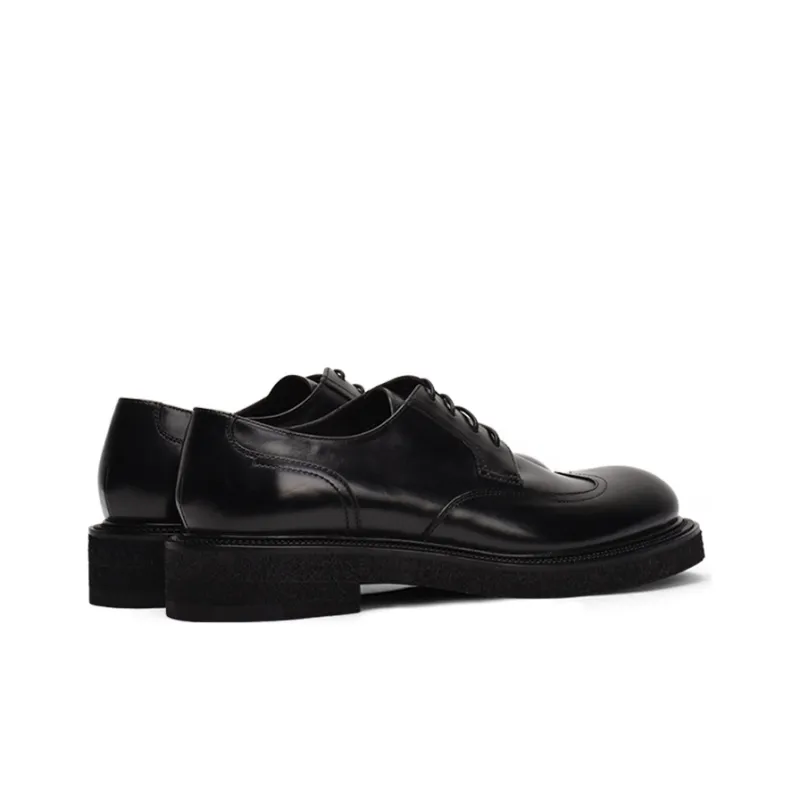 Viplander Dress Shoes Men Low Top Black-3