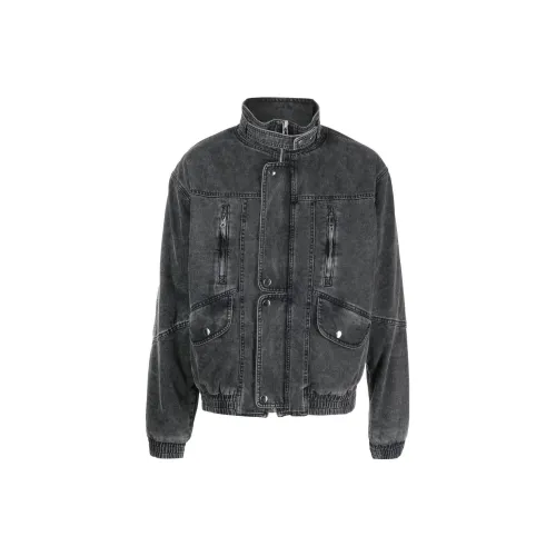 ISABEL MARANT Denim Jackets Men Black