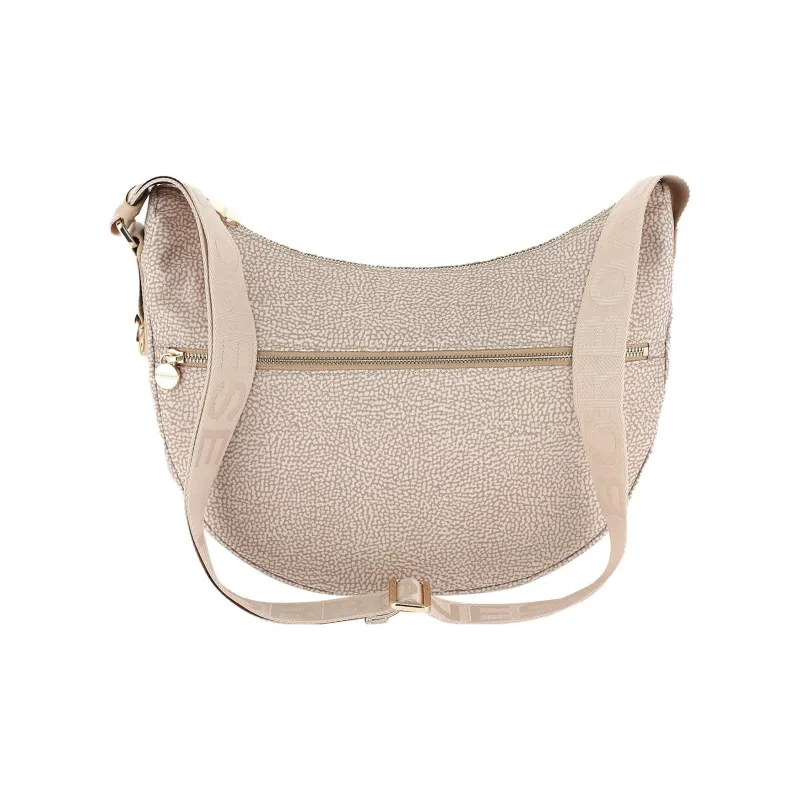 BORBONESE Zipped Medium Shoulder Bag-0