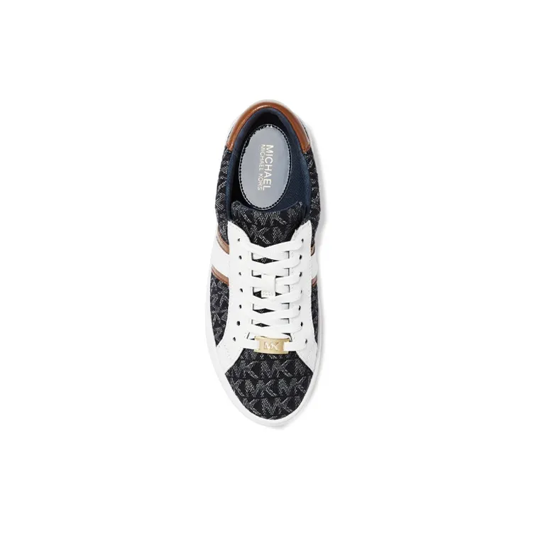 MICHAEL KORS Irving Low-Top Stylish Skateboarding Shoes Women's Denim Blue-3