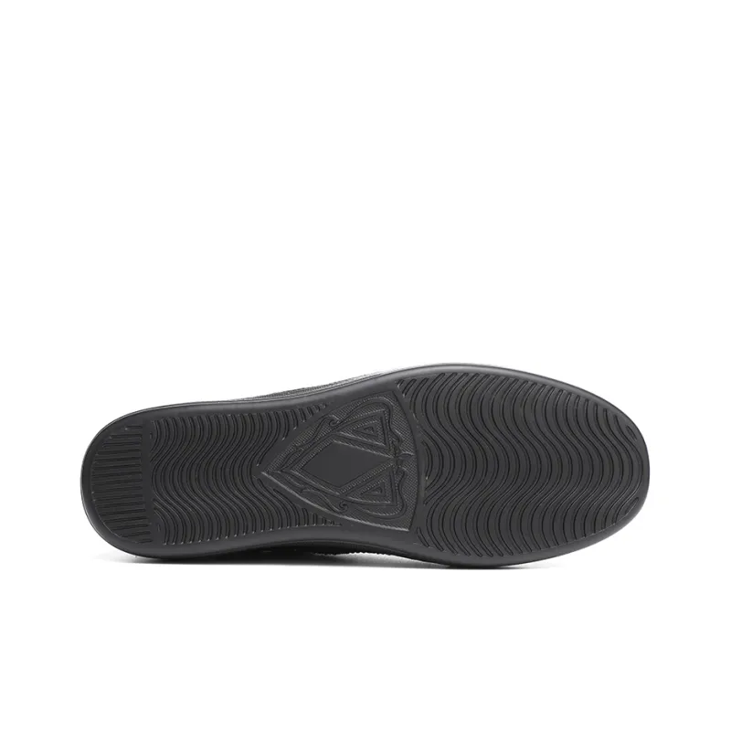 CHARRIOL Skateboard Shoes Men Low-Top Black-5
