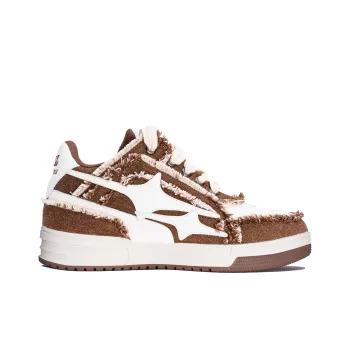 KILLWINNER Noah's Ark Cushioning Anti Slip And Wear Resistant Low Top Skateboard Shoes Unisex Brown