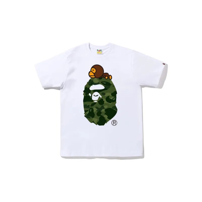 Bape Color Camo Milo On Big Ape Tee FW22-7