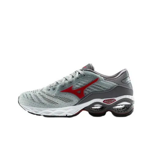 Mizuno Creation Running Shoes Men Low-Top Gray/Red