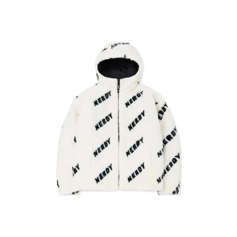 NERDY Jacket Unisex Black White-1
