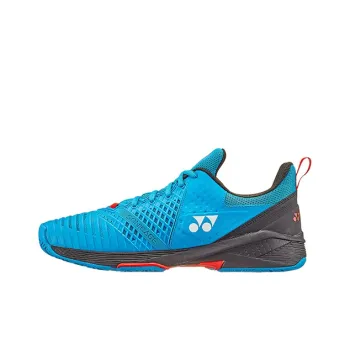 YONEX Power Cushion Sonikage 3 Cushioned Slip Resistant Low Top Tennis Shoes Unisex Blue Black