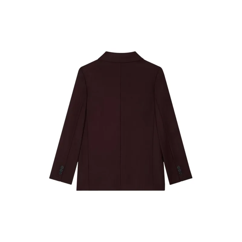 THEORY Business Suits Women's Merlot Burgundy-1