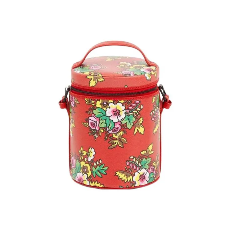 KENZO Polyurethane Bucket Bag, Shoulder Bag, Crossbody Bag, Handbag Women's China Red-1