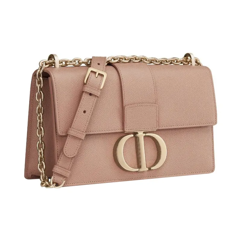 DIOR 30 Montaigne Grained Calfskin Monsta Bag Shoulder Bag Crossbody Bag Regular Women's Nude Pink-1