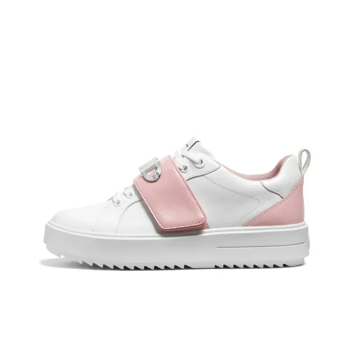 MICHAEL KORS KORS Skateboard Shoes Women's Low-Top Pink/White