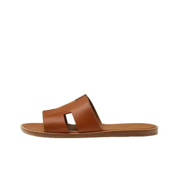 HERMES Izmir Sandal Naturel H Epsom Heritage Calfskin Leather