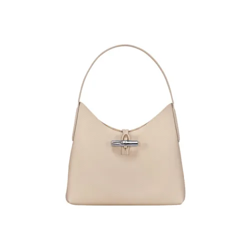 LONGCHAMP Medium Roseau Leather Shoulder Bag