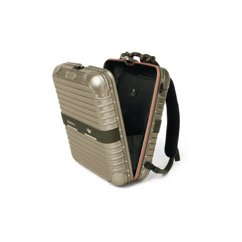 RIMOWA Adidas Collaboration Backpack Unisex Gold-6