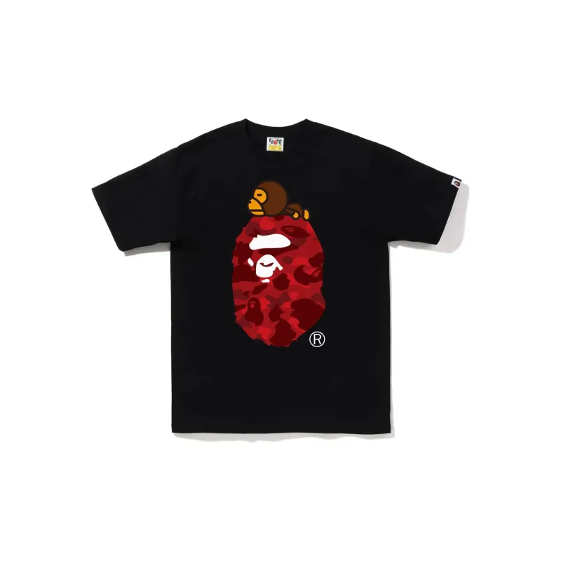 Bape Color Camo Milo On Big Ape Tee FW22-1